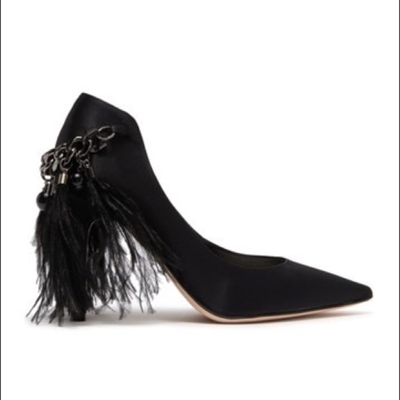 Something Bleu shiloh heel Pump Black 6 - Picture 4 of 6